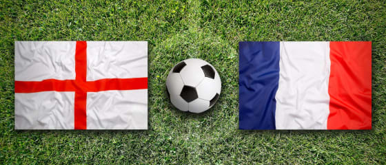 Viertelfinale der FIFA Fussball-Weltmeisterschaft 2022 – England gegen Frankreich