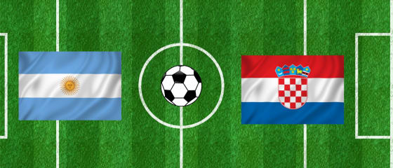 Halbfinale der FIFA Fussball-Weltmeisterschaft 2022 â€“ Argentinien vs. Kroatien